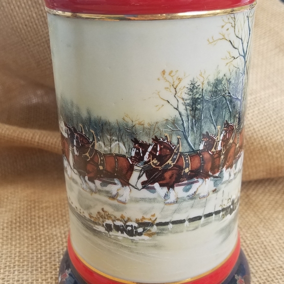 Budweiser 1990 Collector's Series Stein - Picture 3 of 5